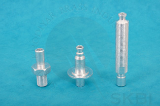 Aluminium Auto parts that use in speedometer cables.